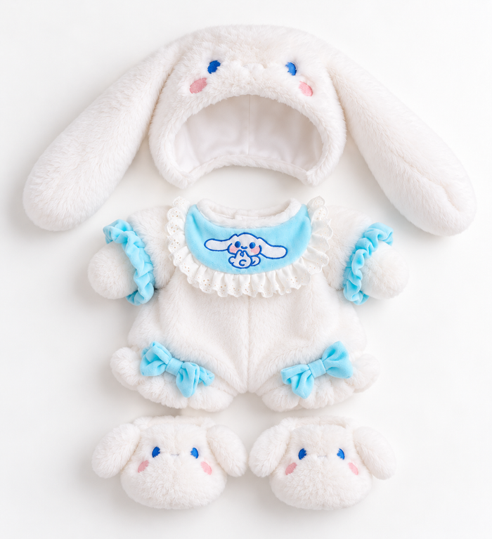 Blue Bunny Bear outfit