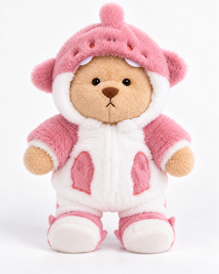 Jolly Jaws Pink Bear outfit