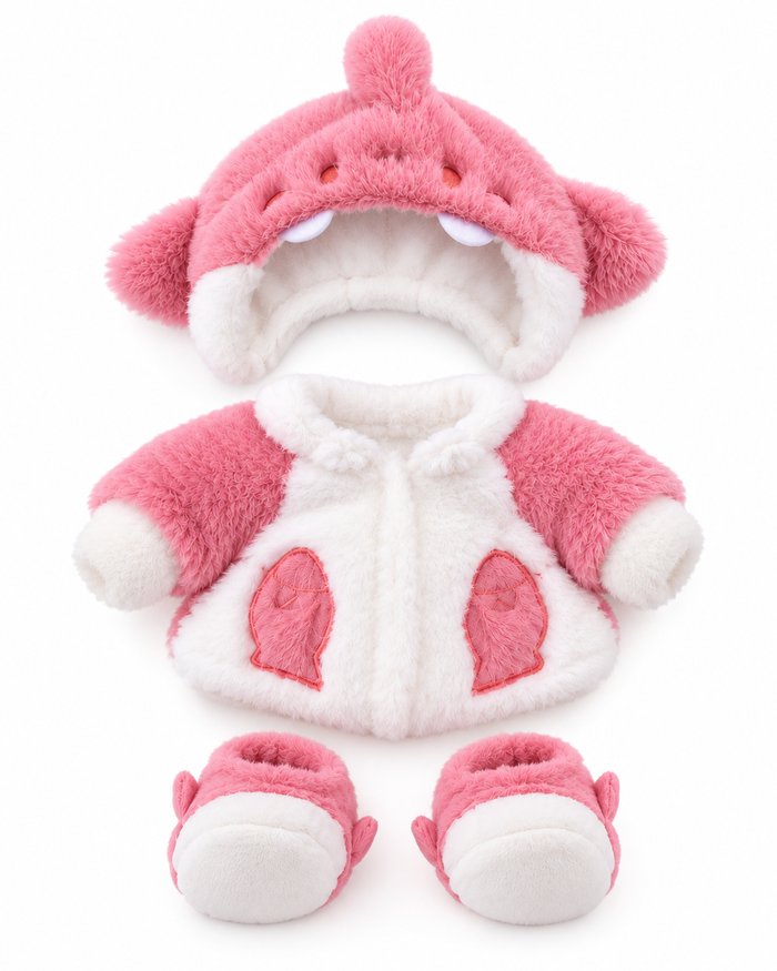 Jolly Jaws Pink Bear outfit