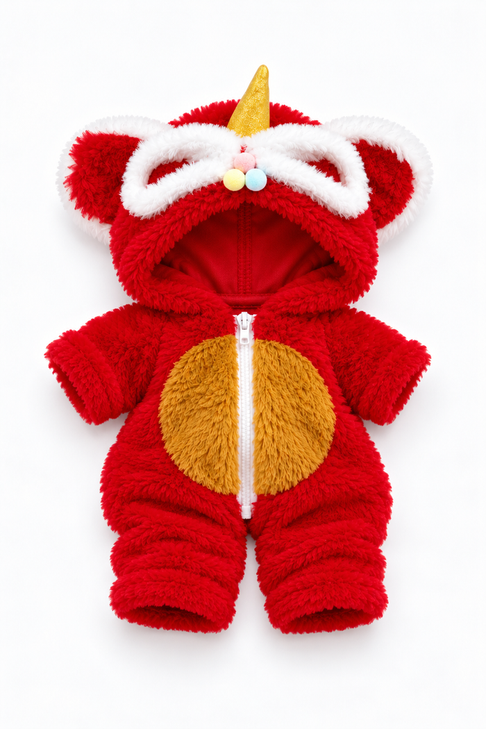 Red Dragon Bear outfit